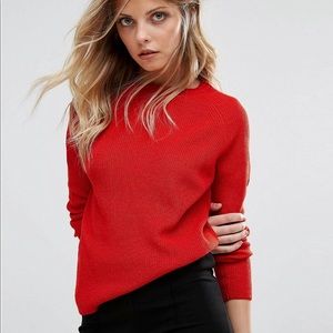 Red sweater